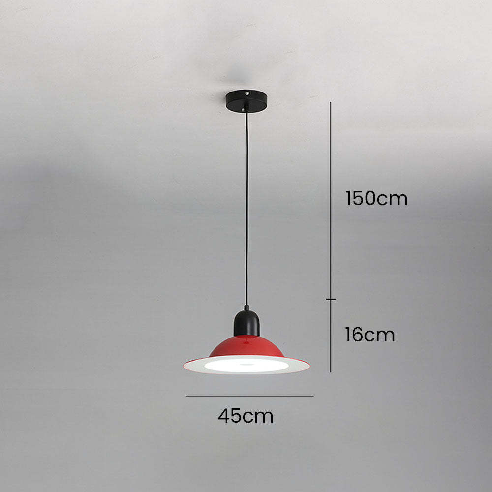 Modern Round Acrylic LED Pendant Light -Homdiy