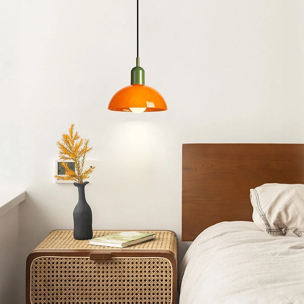Modern Minimalist Bauhaus Glass Pendant Light