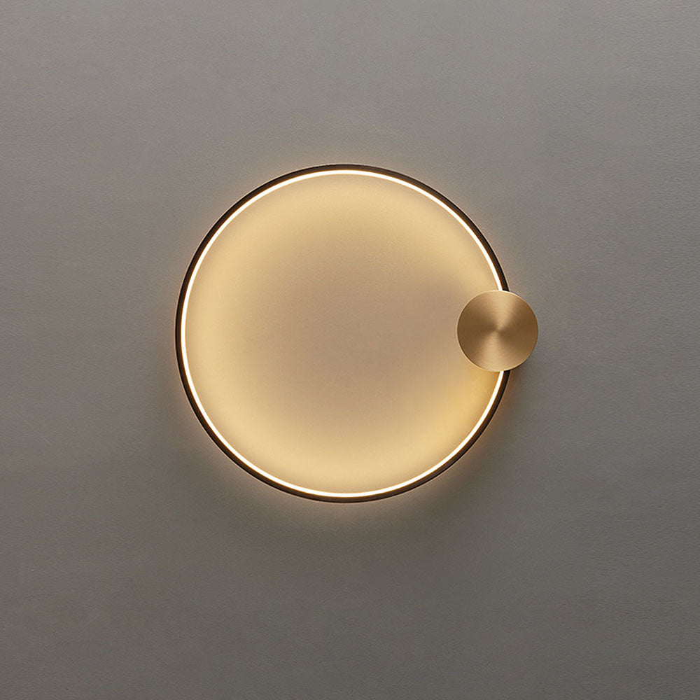 Luxury Simple Circle LED Wall Light -Homdiy