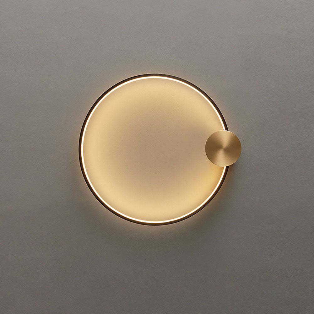 Luxury Simple Circle LED Wall Light -Homdiy