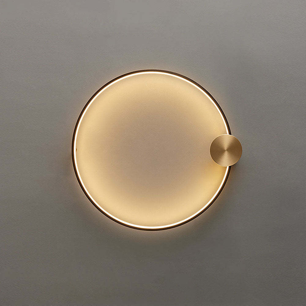 Luxury Simple Circle LED Wall Light -Homdiy
