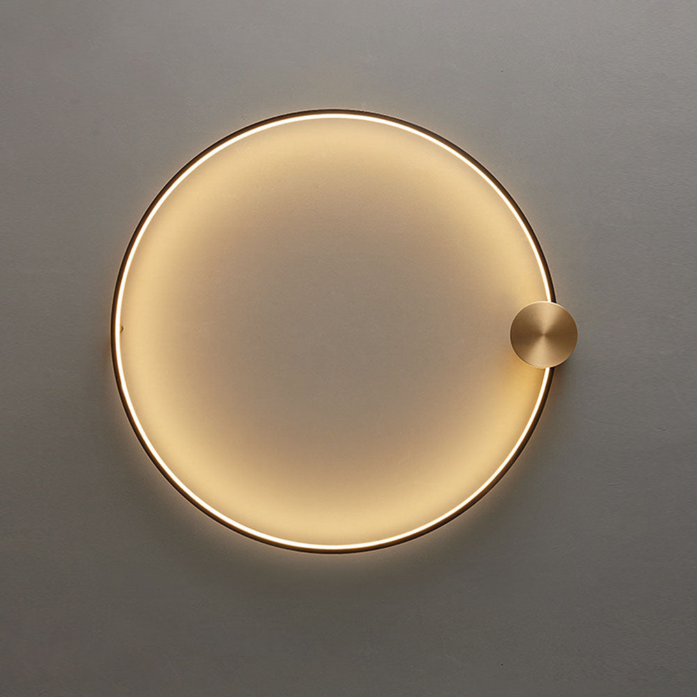 Luxury Simple Circle LED Wall Light -Homdiy