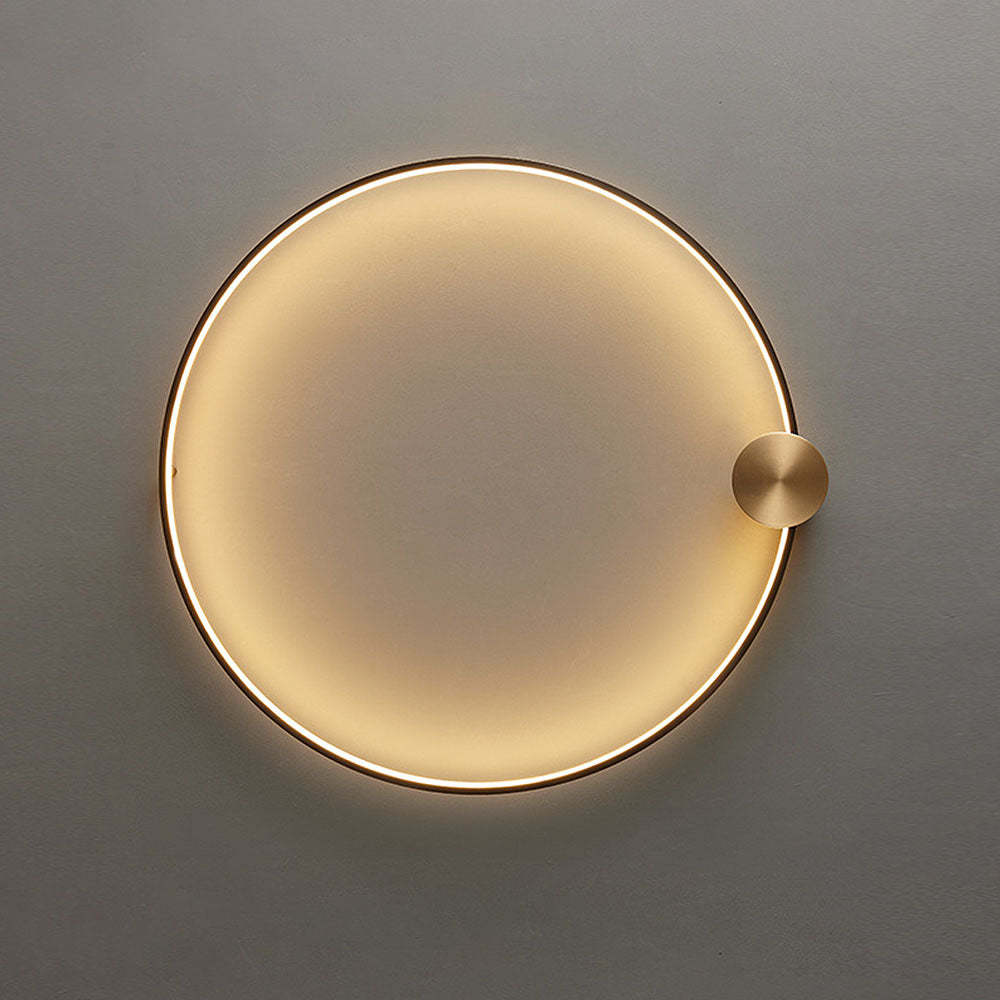 Luxury Simple Circle LED Wall Light -Homdiy