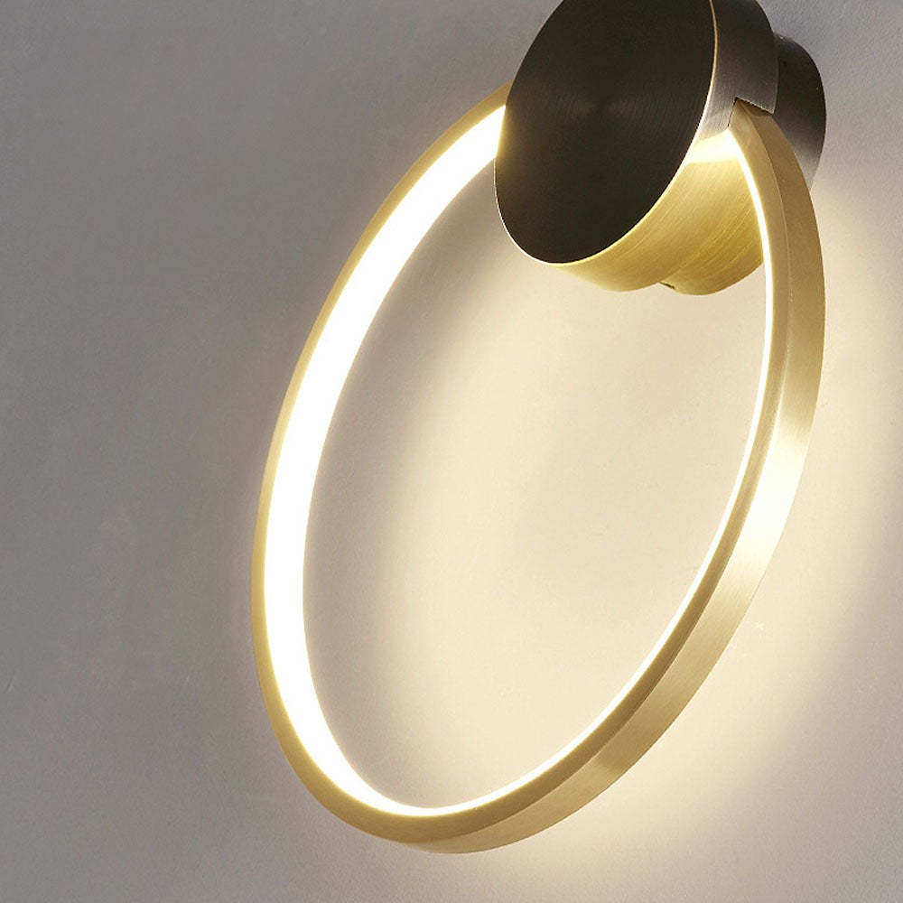 Luxury Simple Circle LED Wall Light -Homdiy