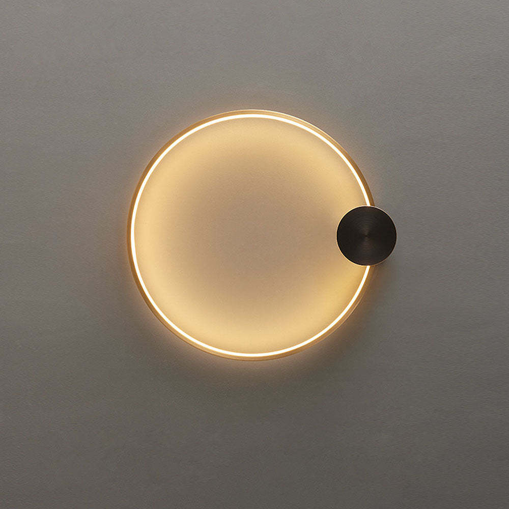 Luxury Simple Circle LED Wall Light -Homdiy