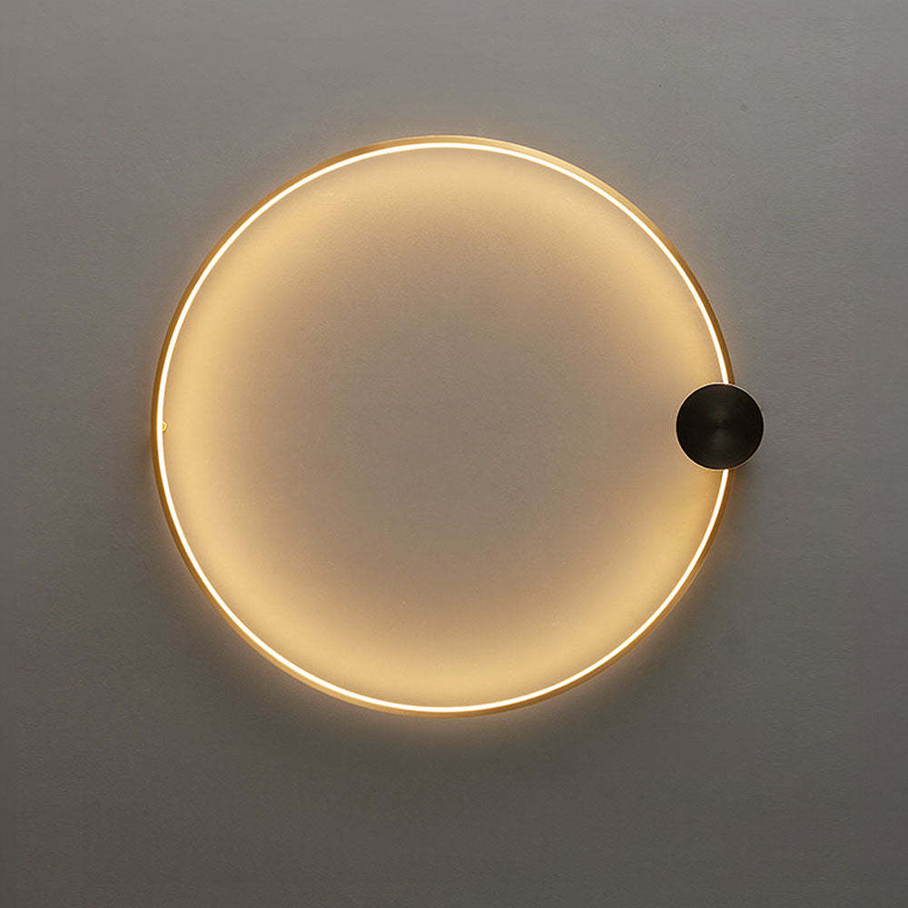 Luxury Simple Circle LED Wall Light -Homdiy