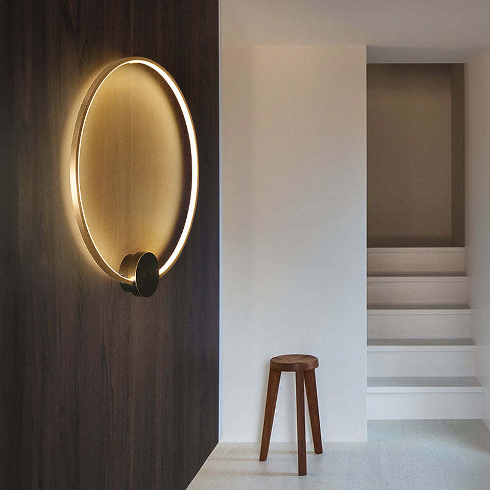 Luxury Simple Circle LED Wall Light -Homdiy