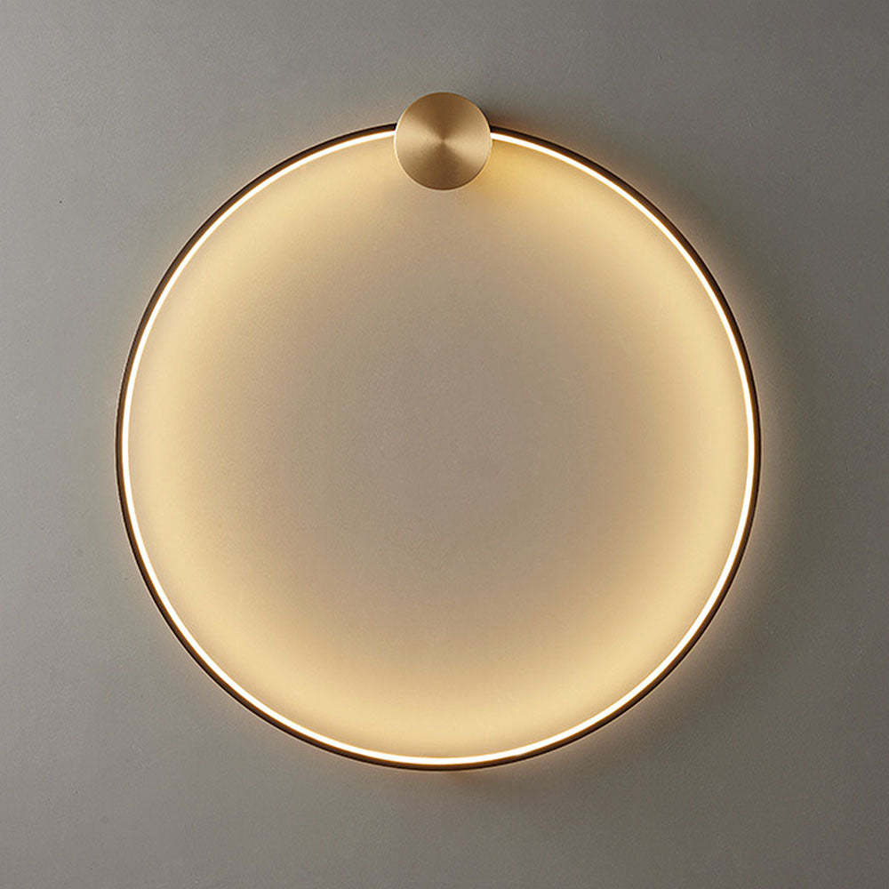 Luxury Simple Circle LED Wall Light -Homdiy