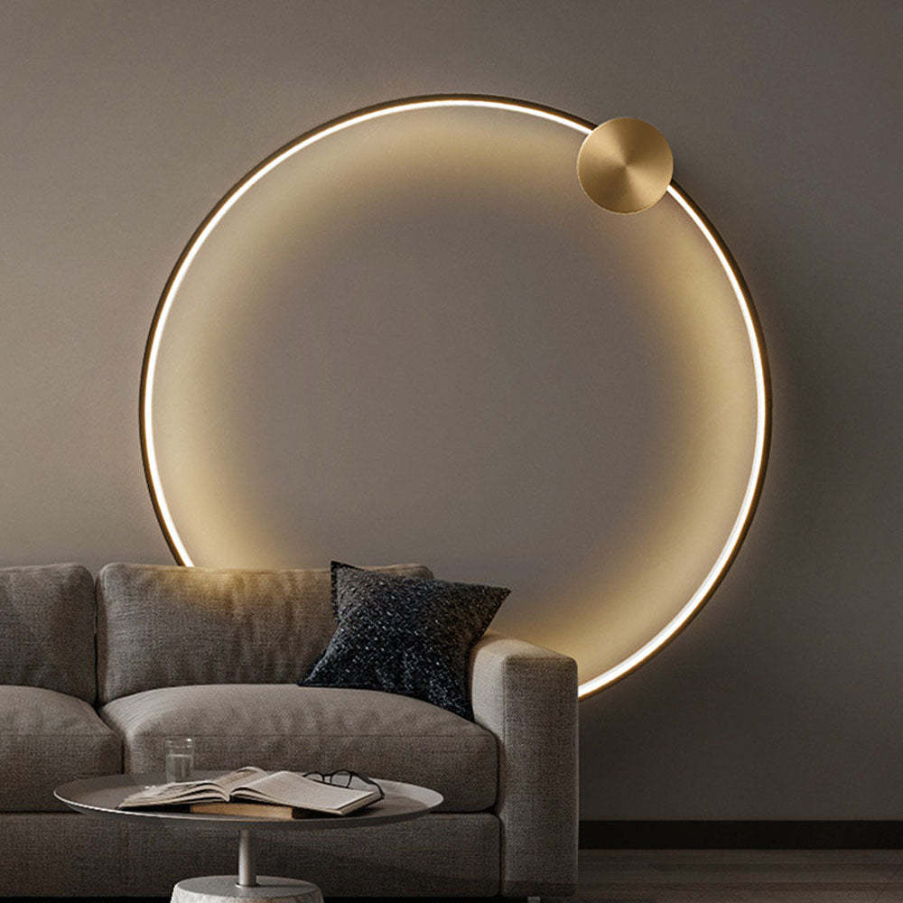 Luxury Simple Circle LED Wall Light -Homdiy