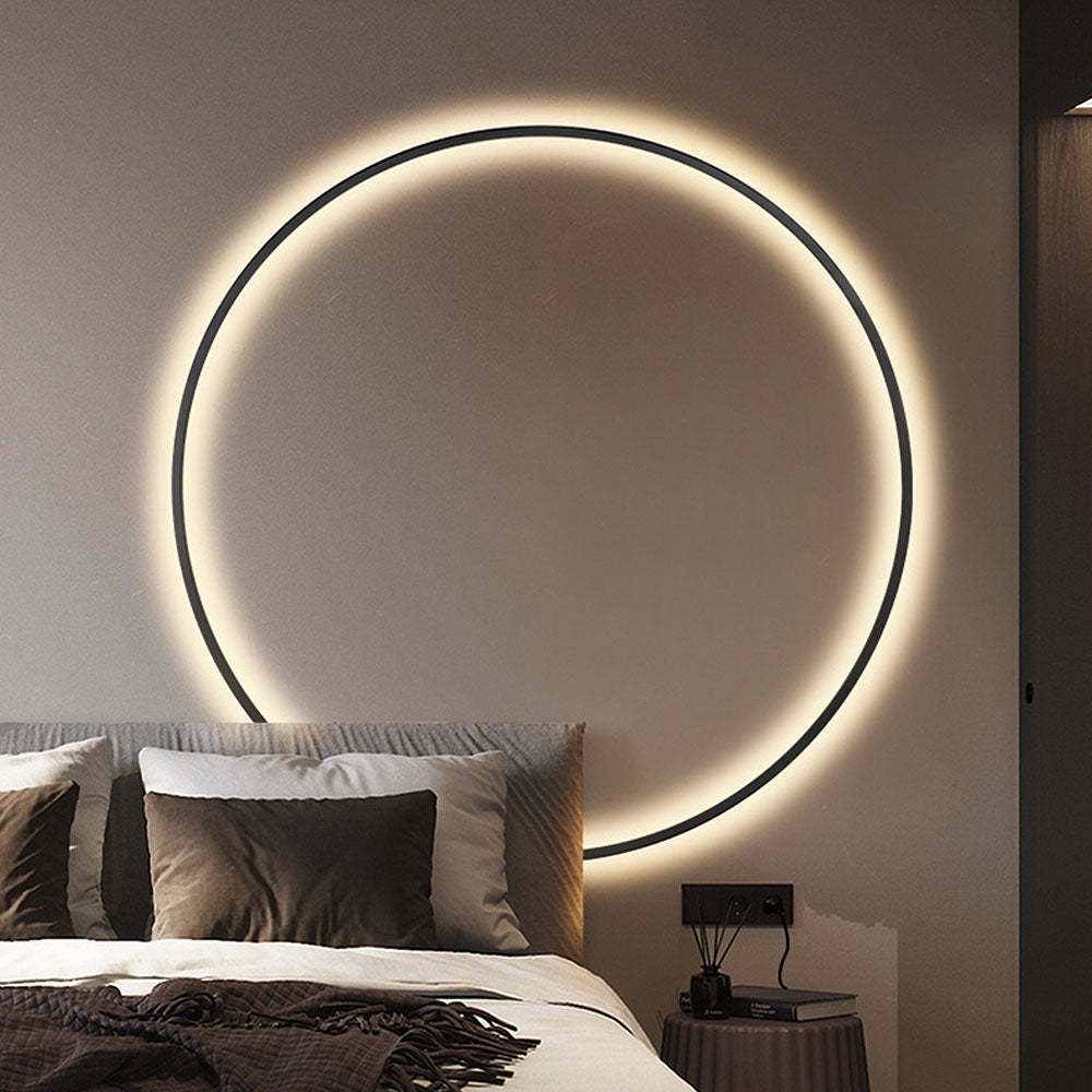 Luxury Simple Circle LED Wall Light -Homdiy