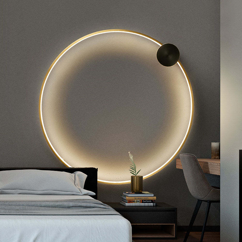 Luxury Simple Circle LED Wall Light -Homdiy