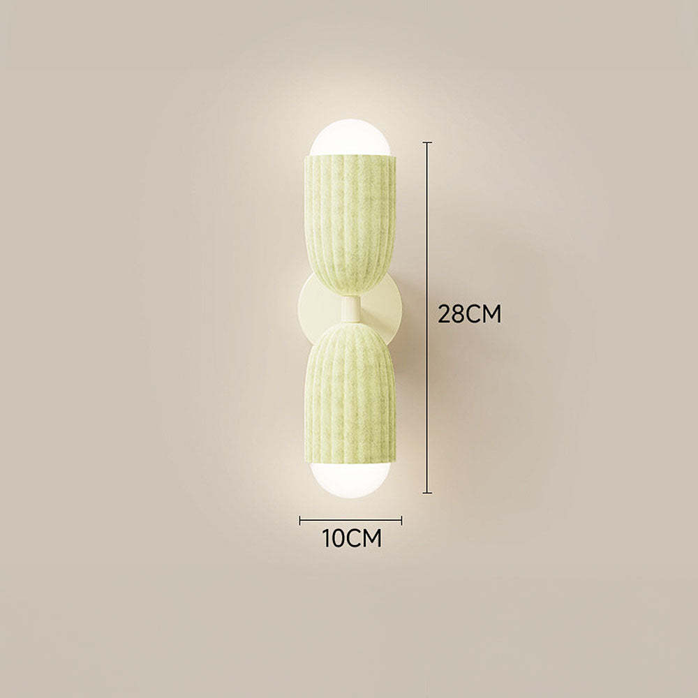 Cream Double Headed Bedside Wall Light -Homdiy