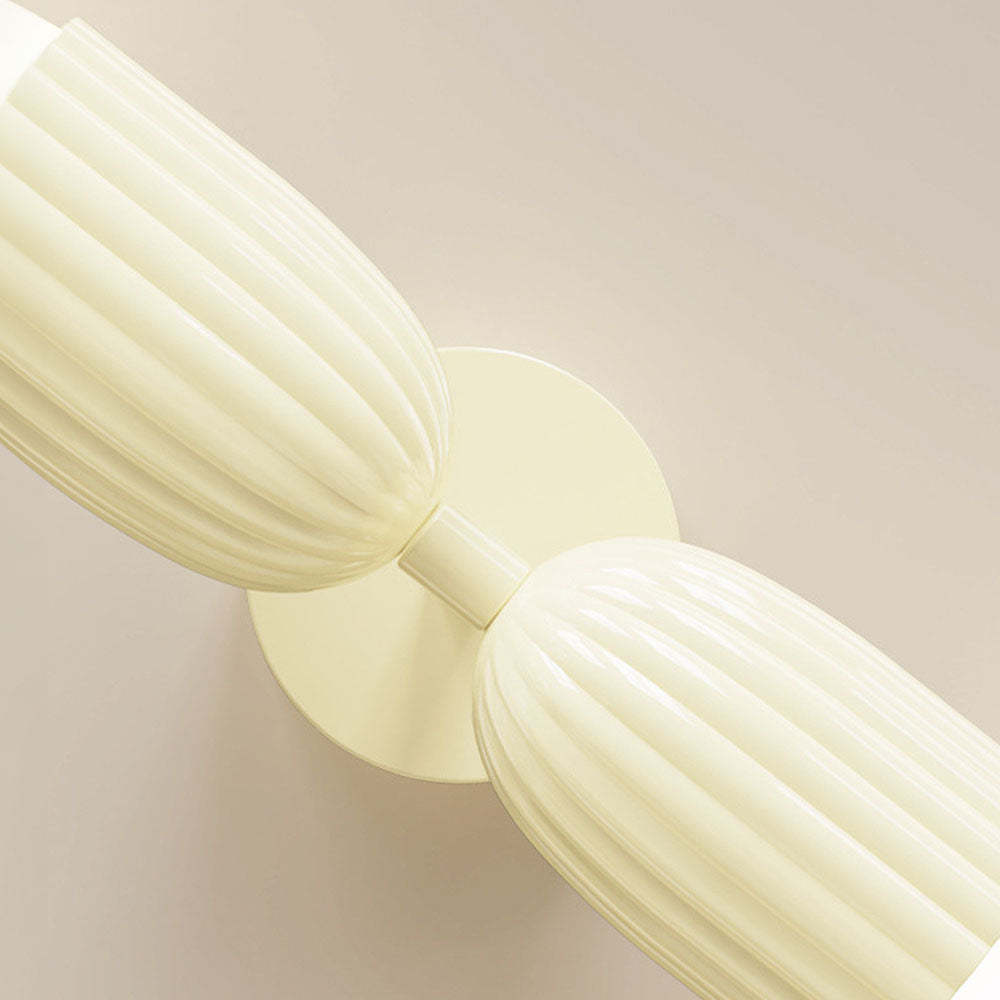 Cream Double Headed Bedside Wall Light -Homdiy