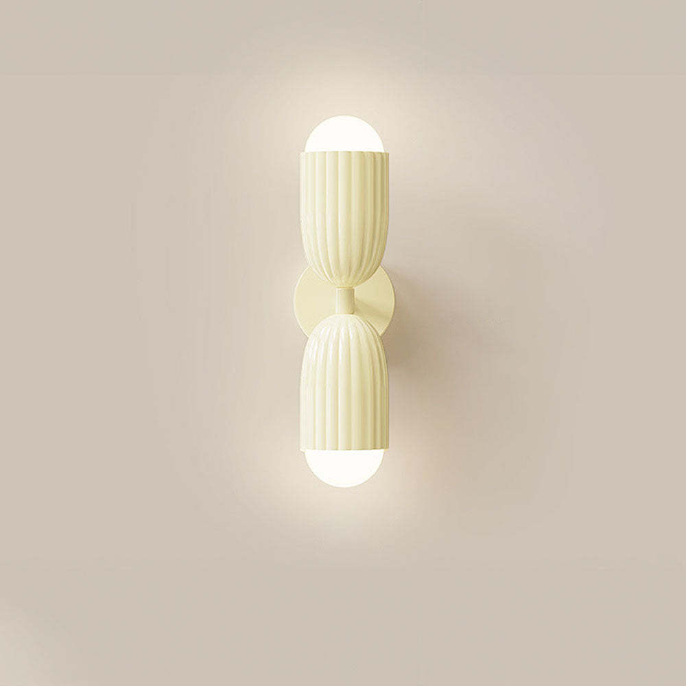 Cream Double Headed Bedside Wall Light -Homdiy