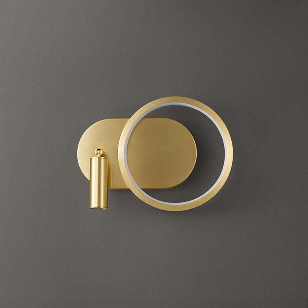 360° Rotation Downlight Round LED Wall Sconces -Homdiy