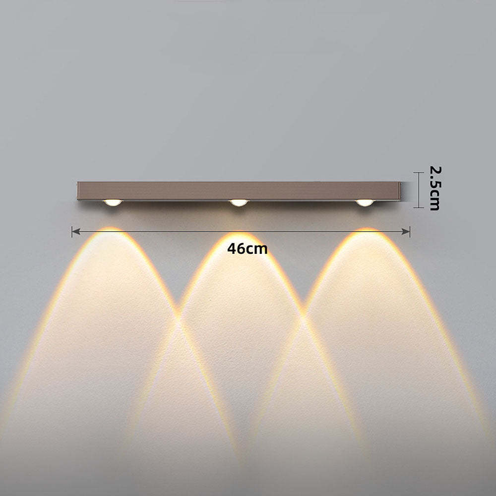 Nordic Long Multi Lights LED Wall Light -Homdiy