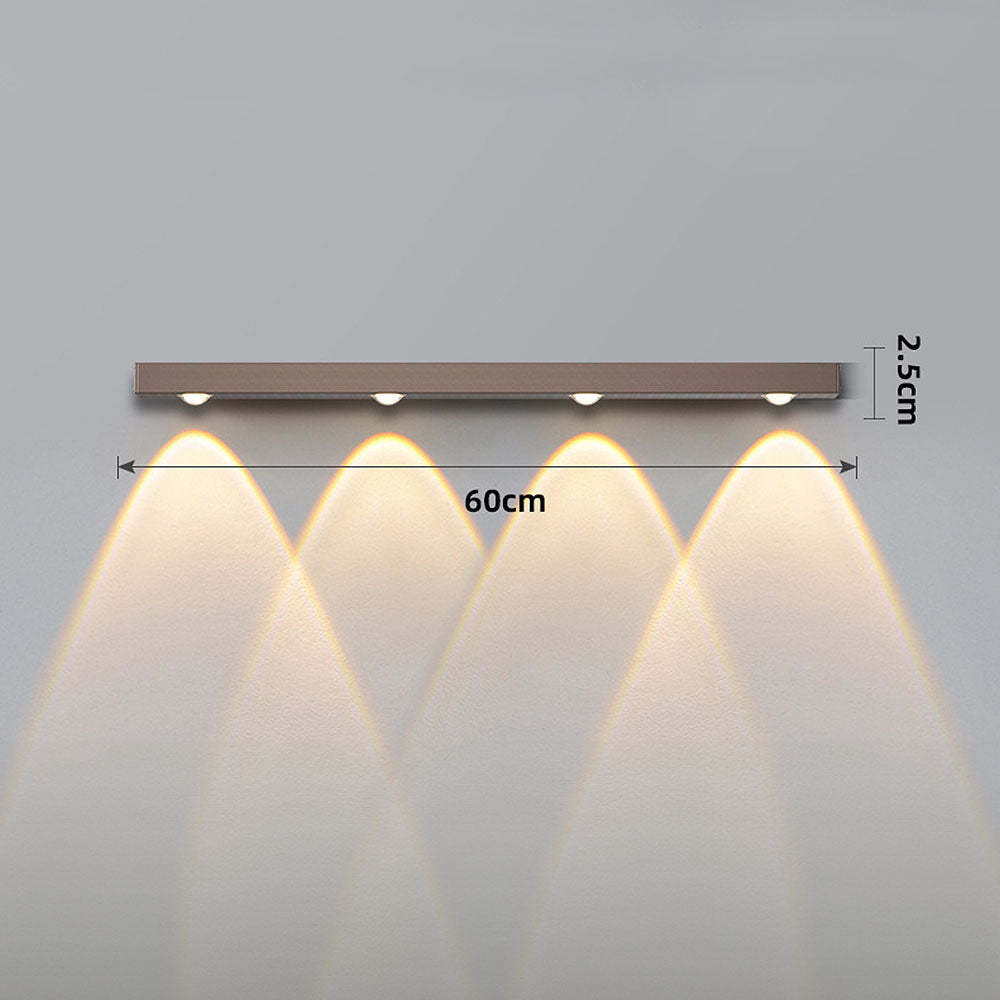 Nordic Long Multi Lights LED Wall Light -Homdiy