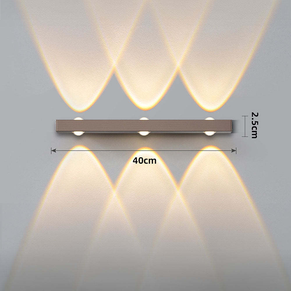 Nordic Long Multi Lights LED Wall Light -Homdiy