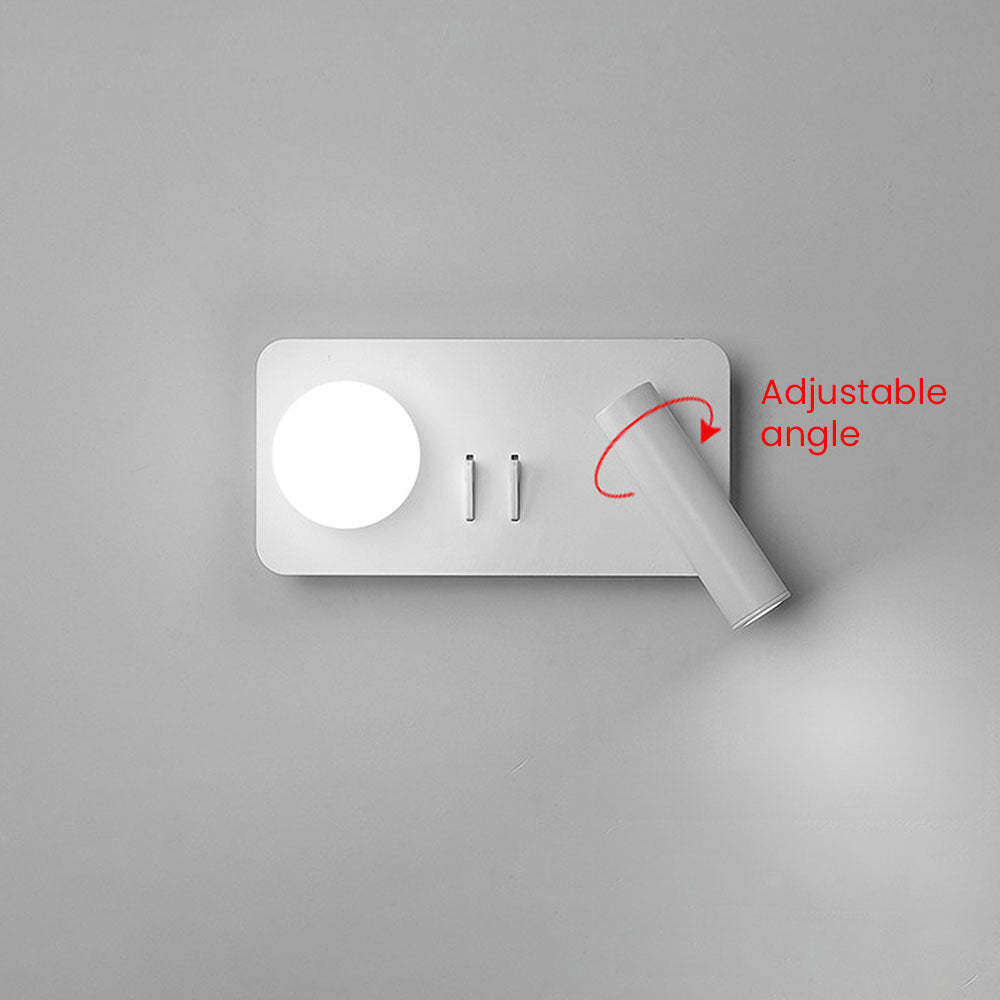 Simple Rotation 2-Lights Downlight Ball LED Wall Sconces -Homdiy