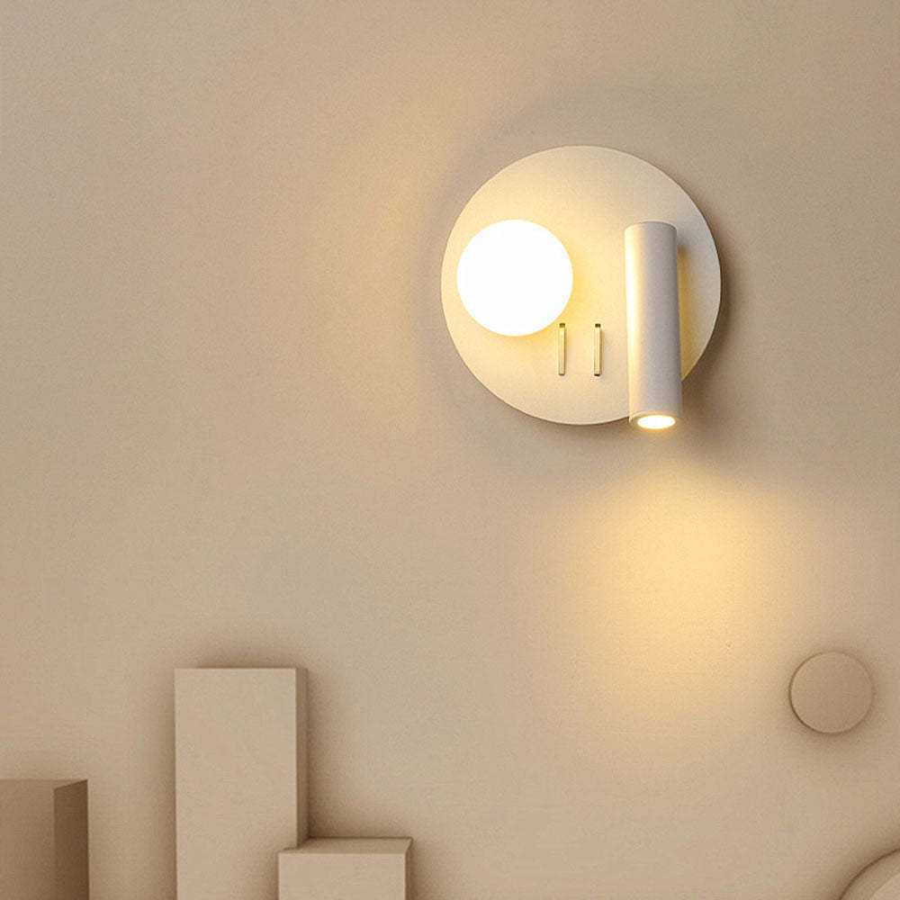 Simple Rotation 2-Lights Downlight Ball LED Wall Sconces -Homdiy