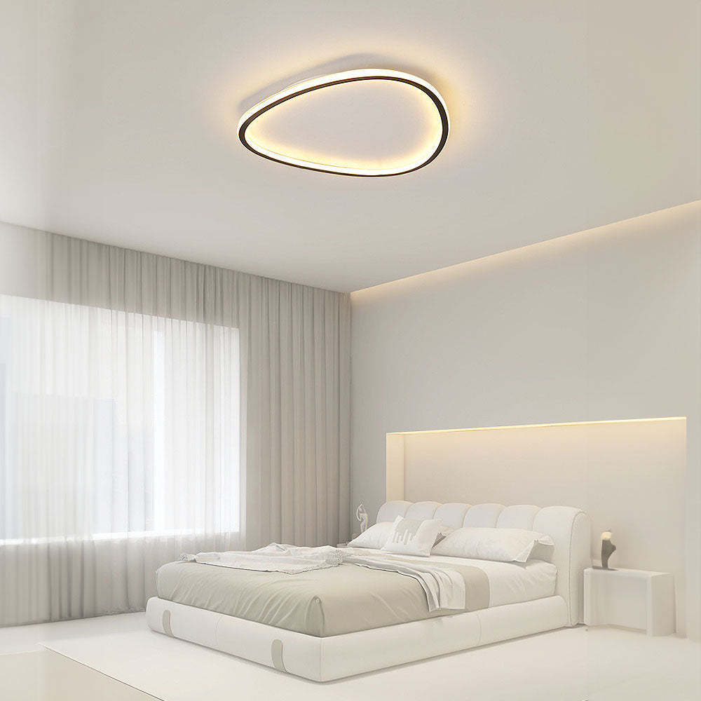 Geometry Simple Oval LED Ceiling Light -Homdiy