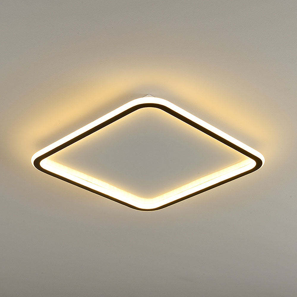 Scandinavian Square Hollow LED Ceiling Light -Homdiy