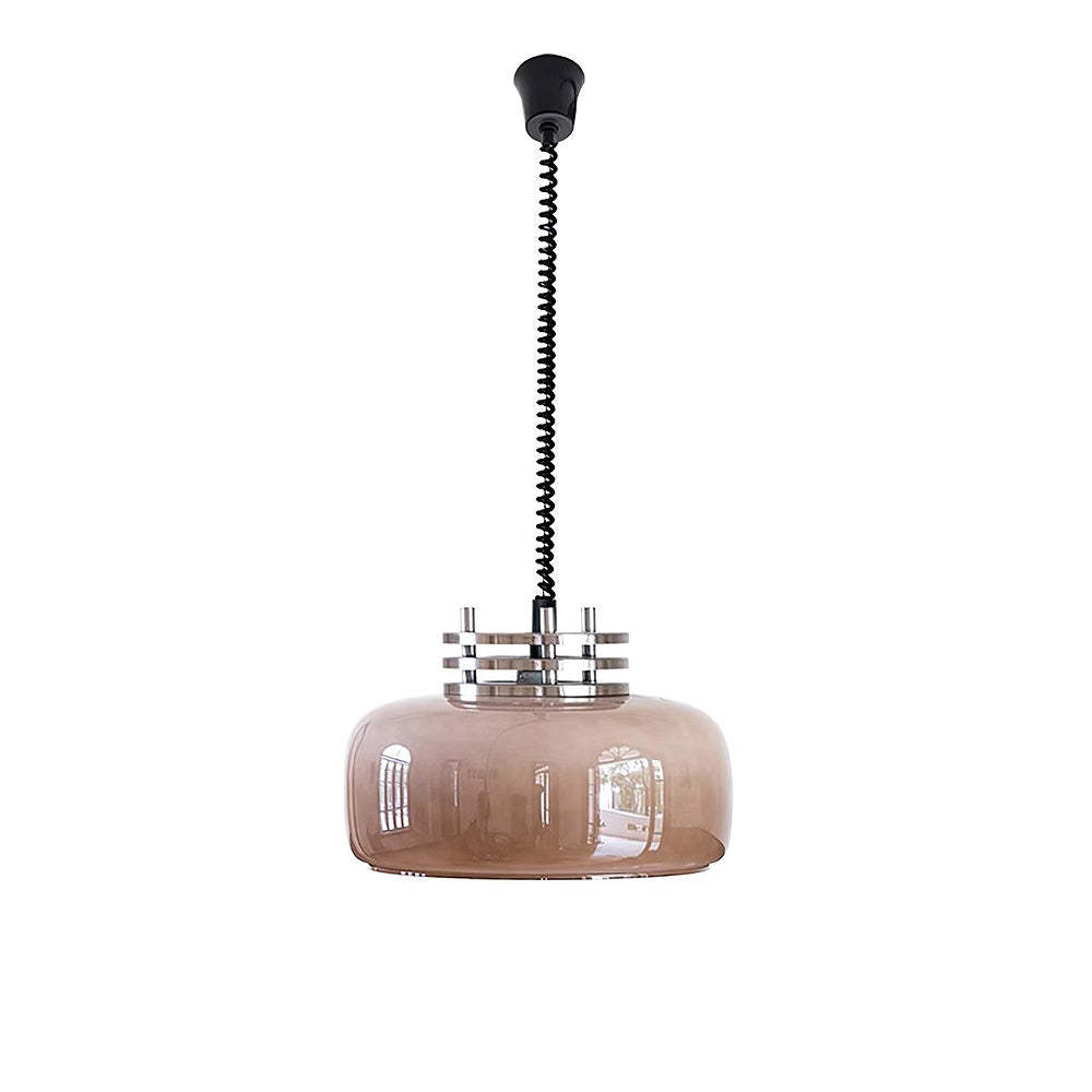 Minimalist Coffee Adjustable Glass Pendant Light -Homdiy