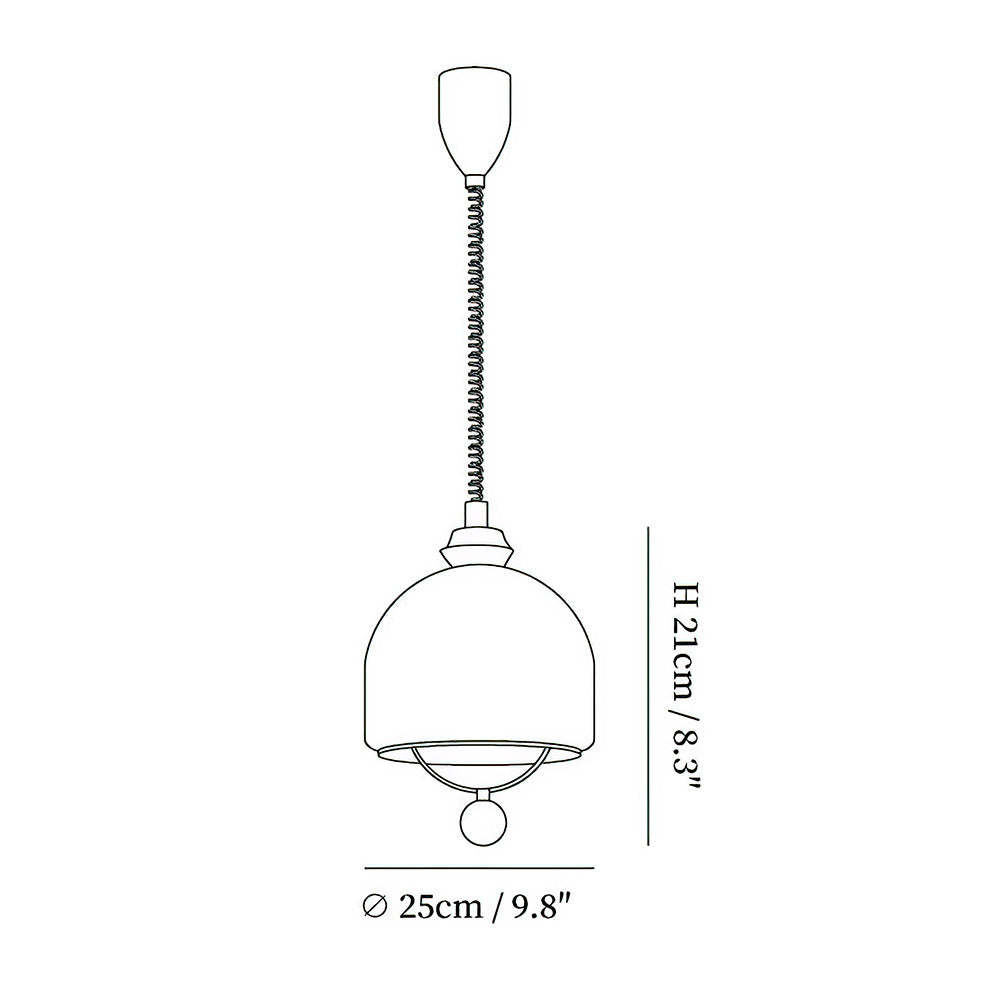 Vintage Amber Glass Lantern LED Pendant Light -Homdiy