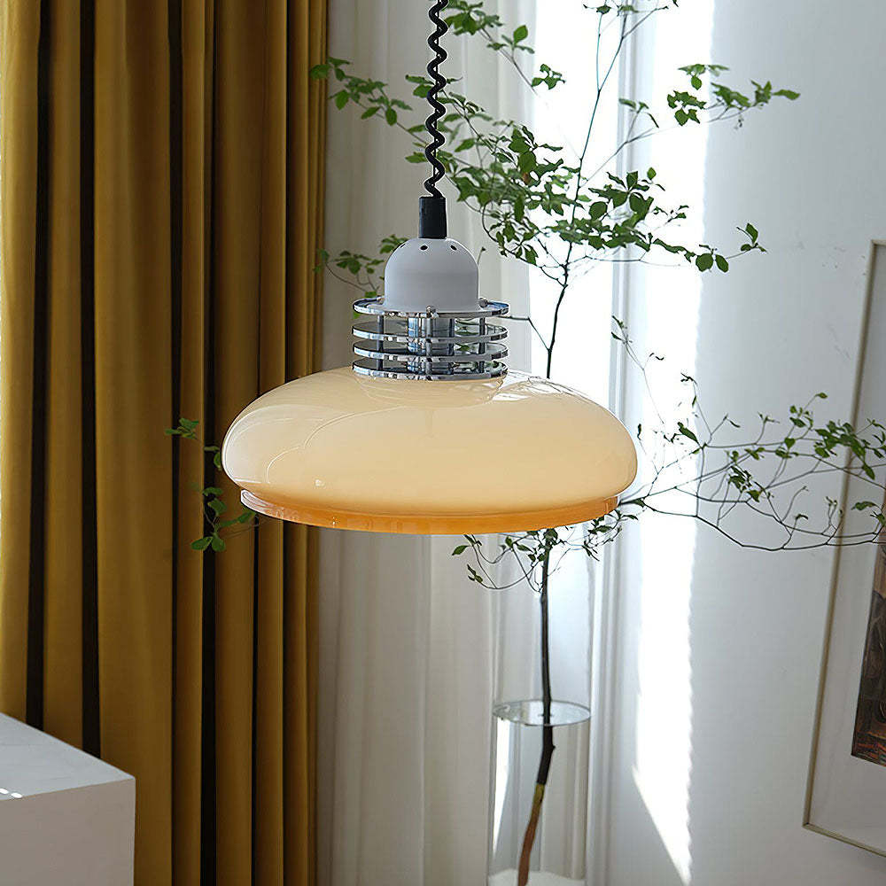 Bauhaus Glass Disc Stylish Pendant Light -Homdiy