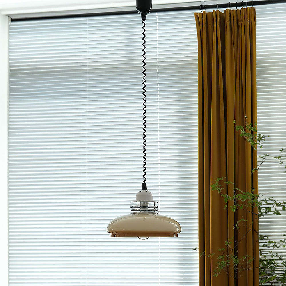 Bauhaus Glass Disc Stylish Pendant Light -Homdiy