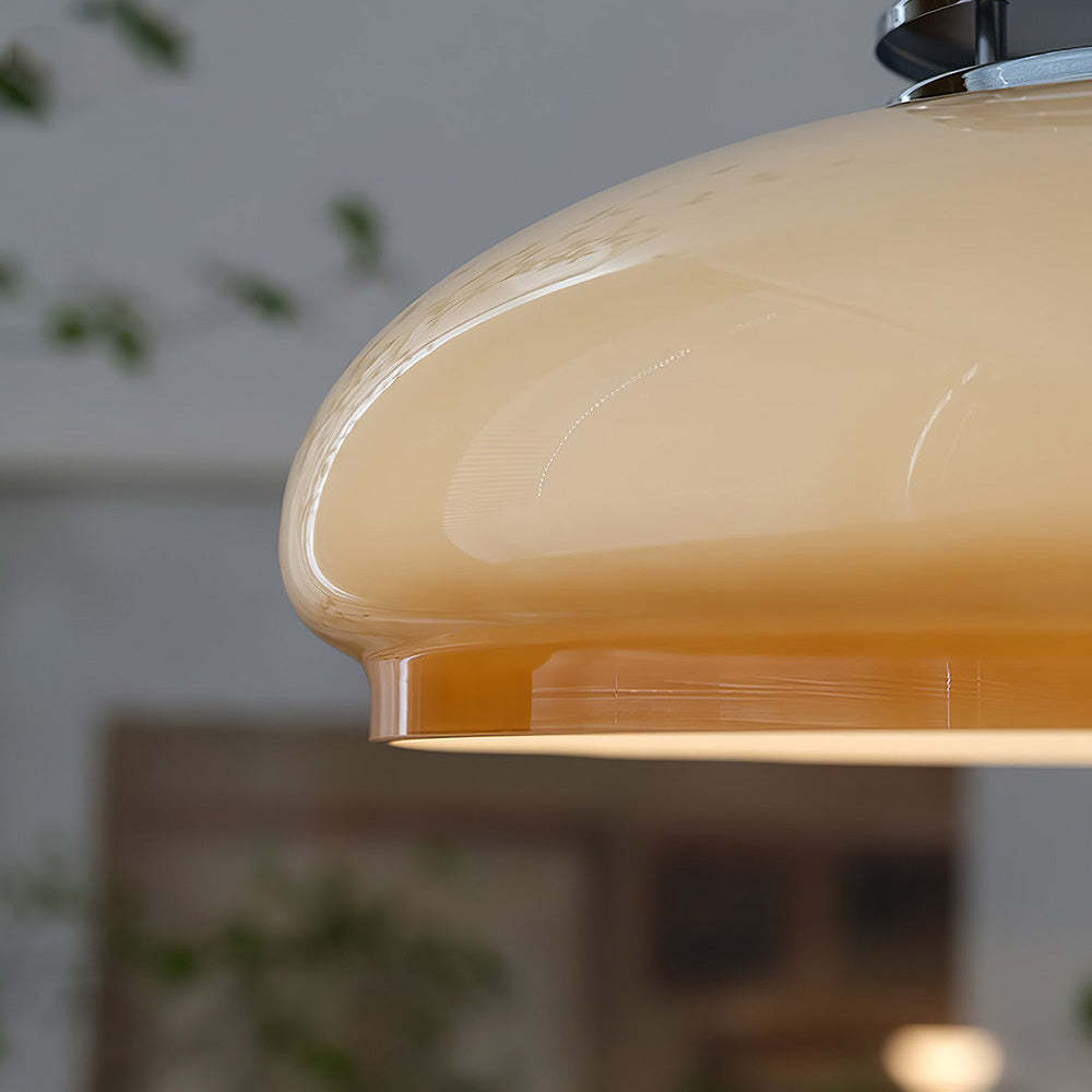 Bauhaus Glass Disc Stylish Pendant Light -Homdiy