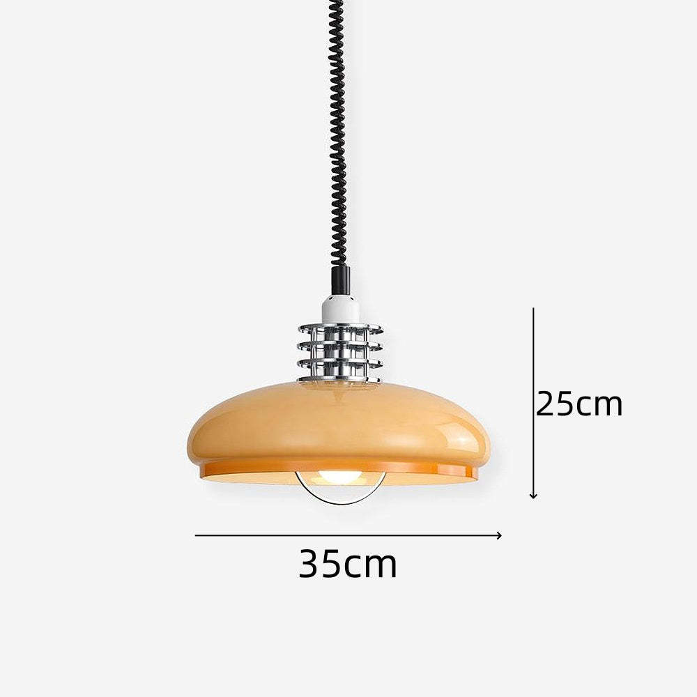 Bauhaus Glass Disc Stylish Pendant Light -Homdiy