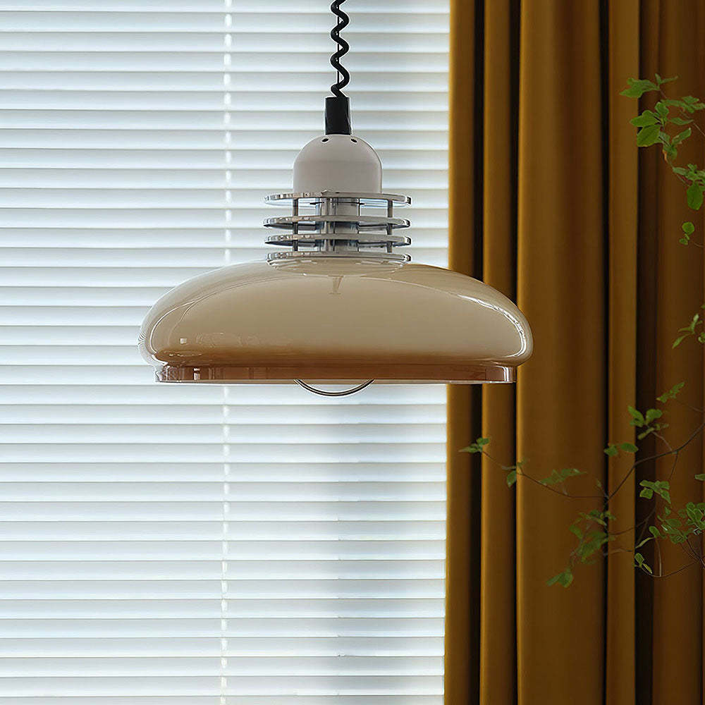 Bauhaus Glass Disc Stylish Pendant Light -Homdiy