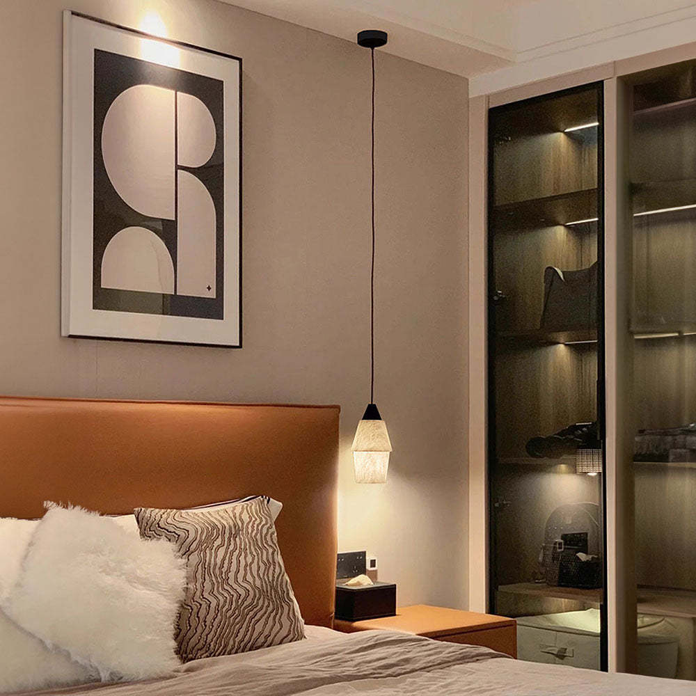 Natural White Mini Marble Alabaster Pendant Lights -Homdiy