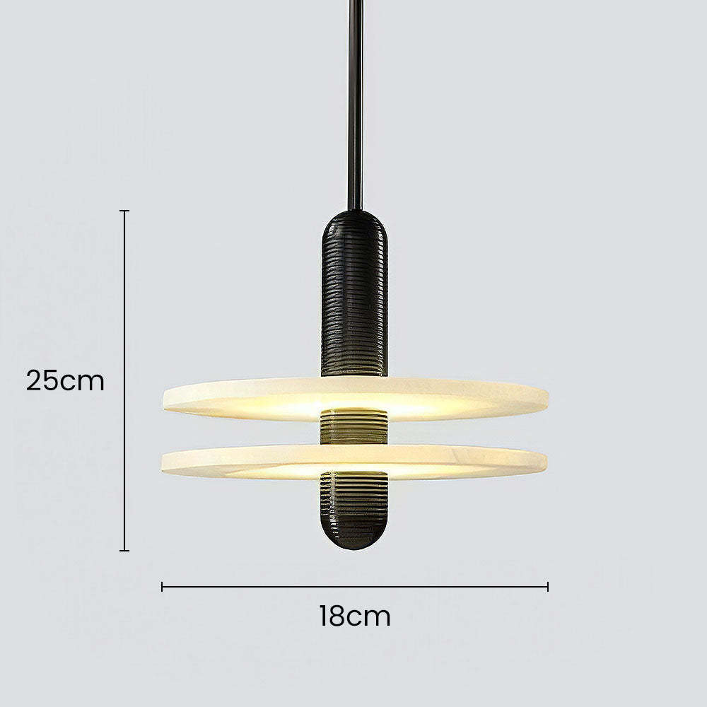 Nordic Luxury Kitchen Island Alabaster Pendant Lights -Homdiy