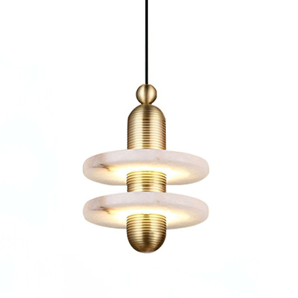 Nordic Luxury Kitchen Island Alabaster Pendant Lights -Homdiy