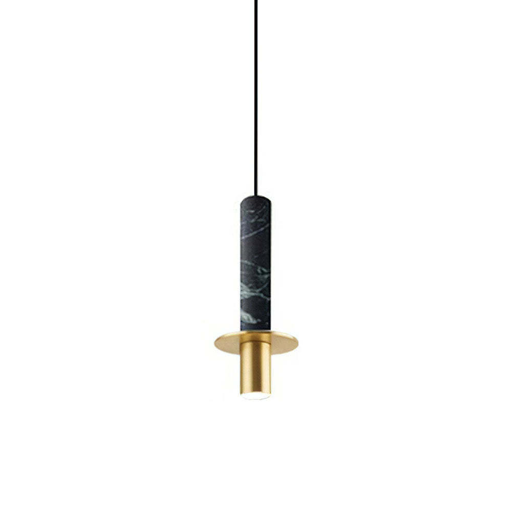 Industrial Minimalist Column Alabaster Pendant Lights -Homdiy