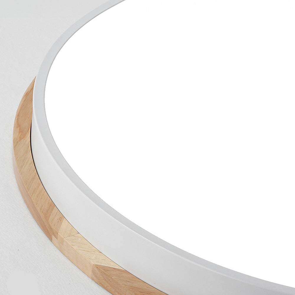 Nordic Wooden Bedroom LED Ceiling Light -Homdiy