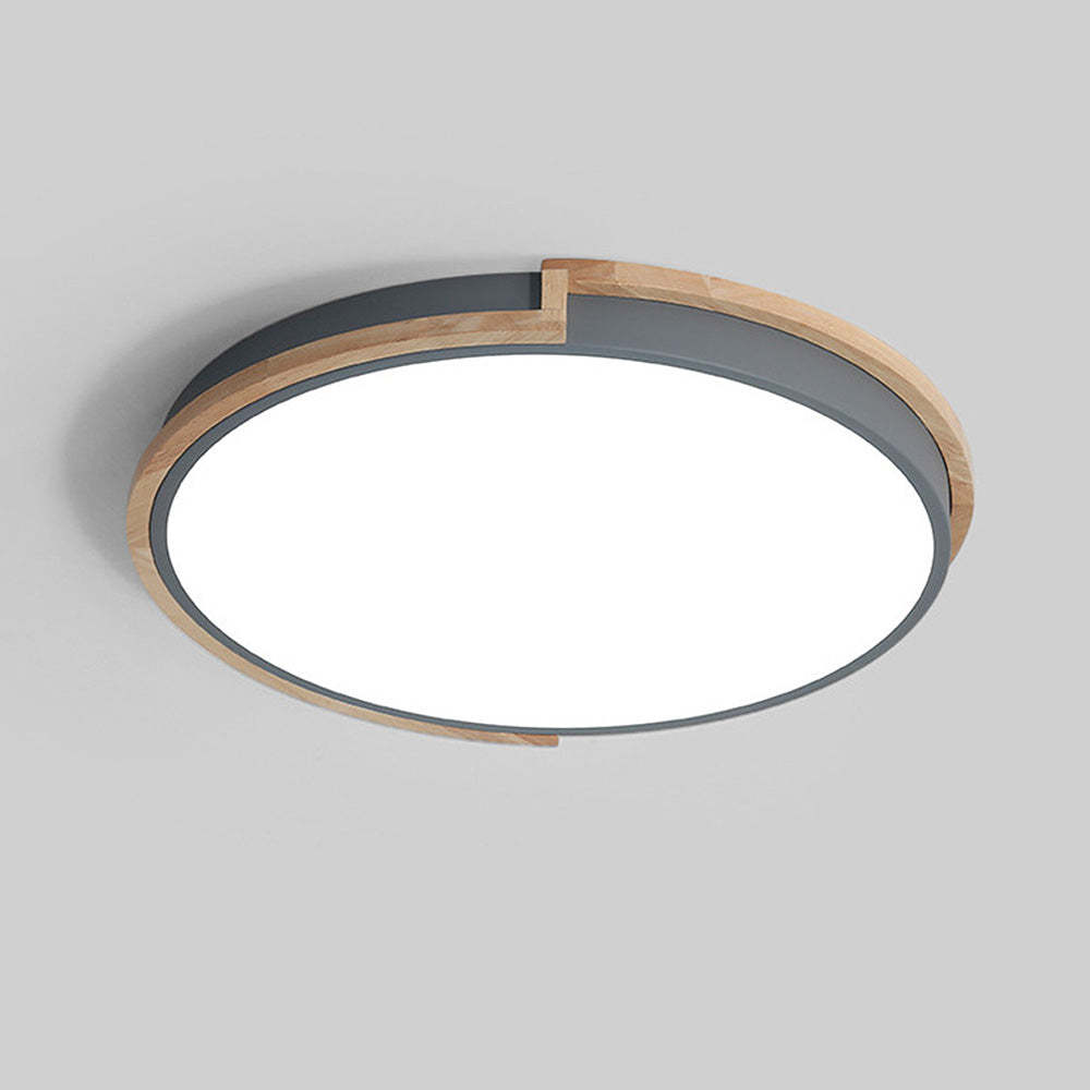 Nordic Wooden Bedroom LED Ceiling Light -Homdiy