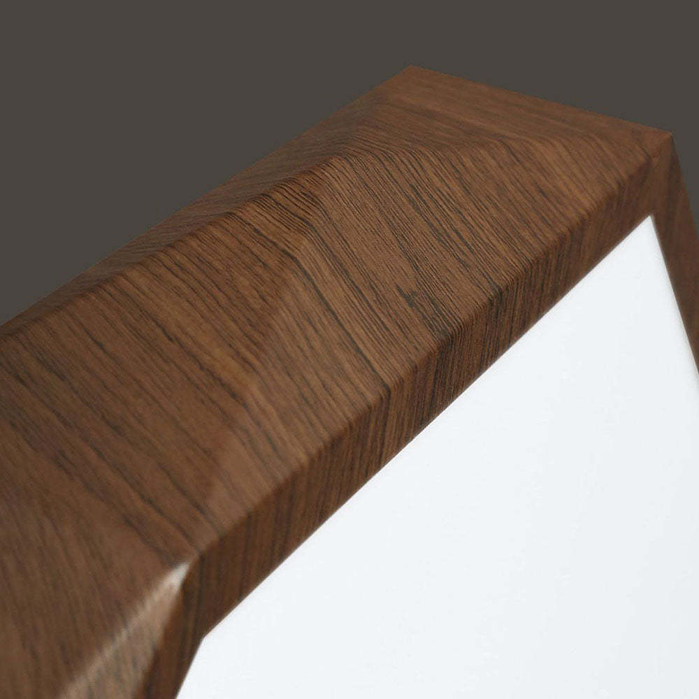 Natural Wood Color Octagon LED Ceiling Light -Homdiy