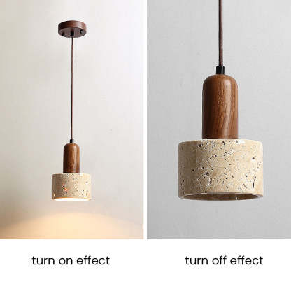 Industrial Natural Stone Mini Pendant Light -Homdiy