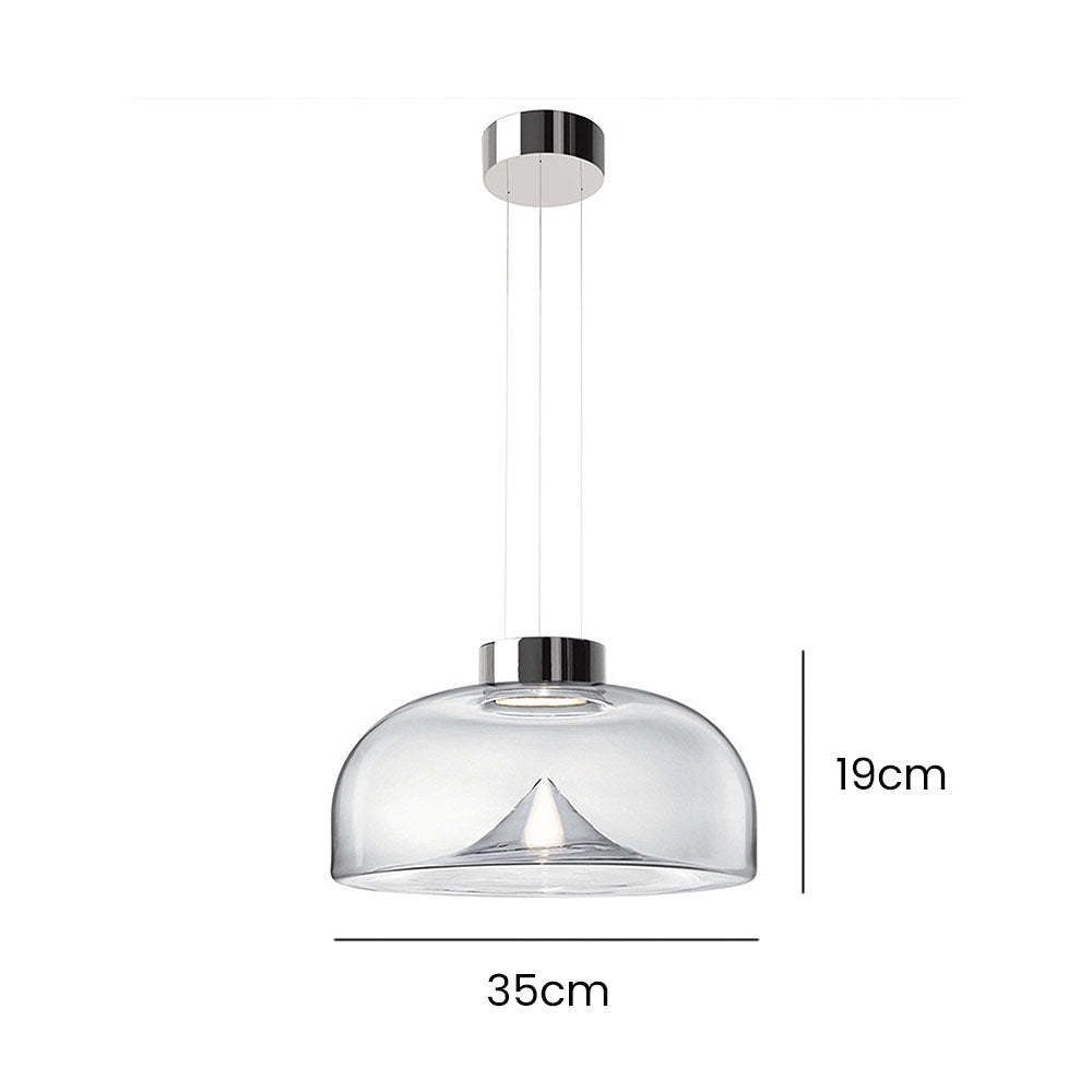 Nordic Clear Stained Small LED Pendant Lights -Homdiy