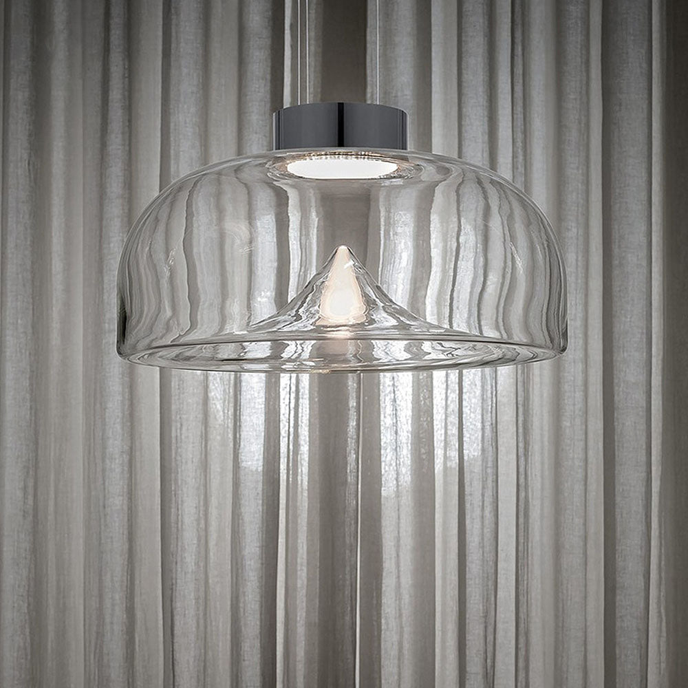 Nordic Clear Stained Small LED Pendant Lights -Homdiy