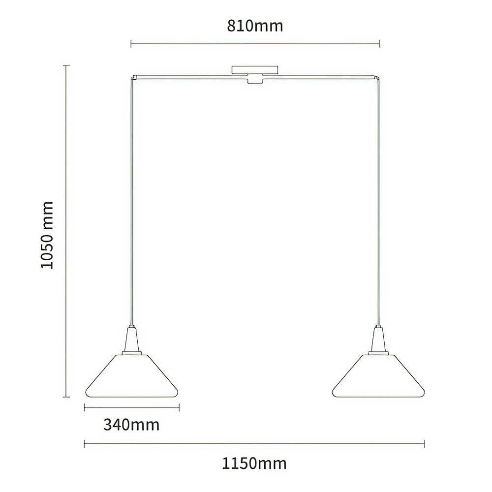 Bauhaus Orange Simple Living Room Pendant Lights -Homdiy