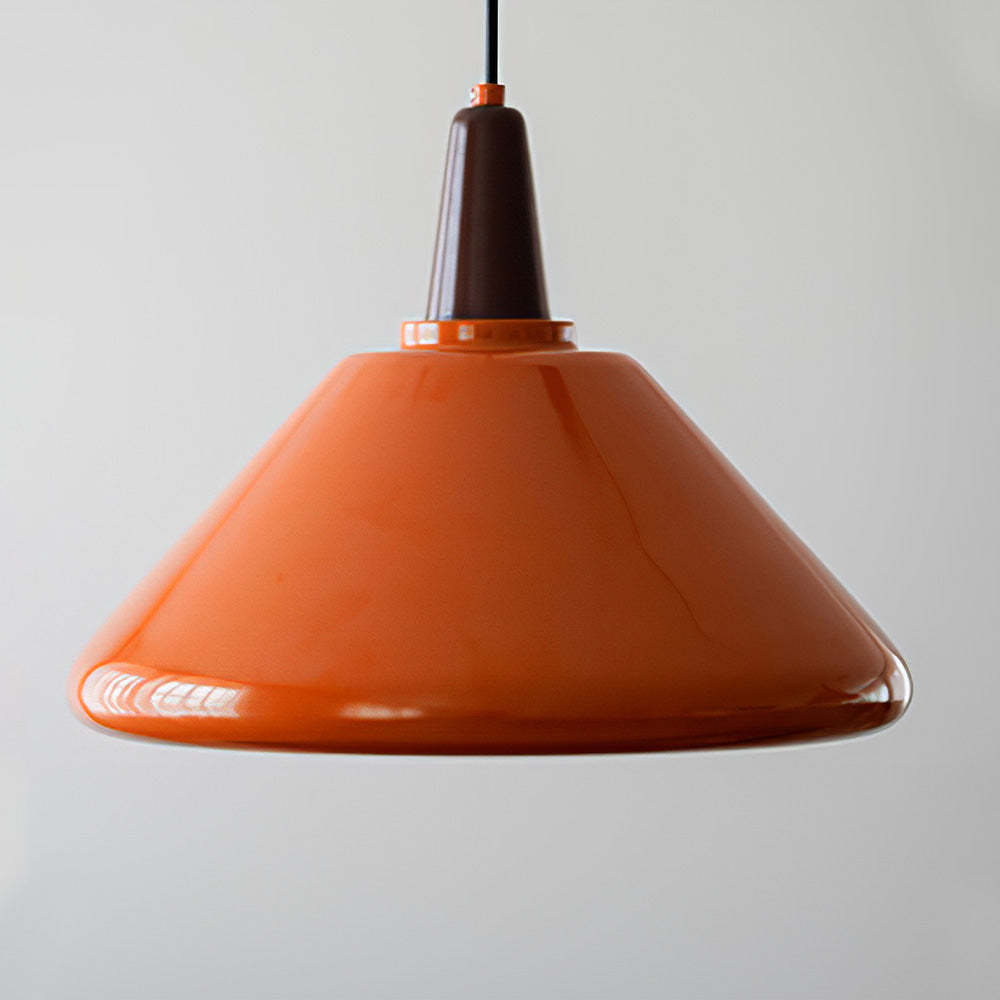Bauhaus Orange Simple Living Room Pendant Lights -Homdiy