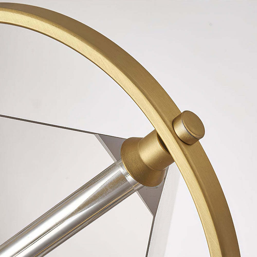 Luxury Crystal Cube Bedside Rod Pendant Light -Homdiy