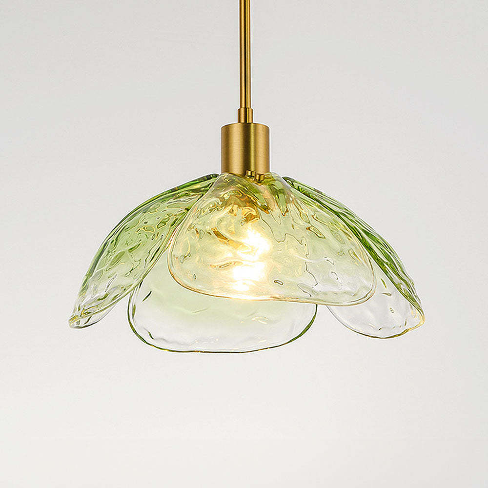 Creative Flower Petal Bedside Rod Pendant Light -Homdiy