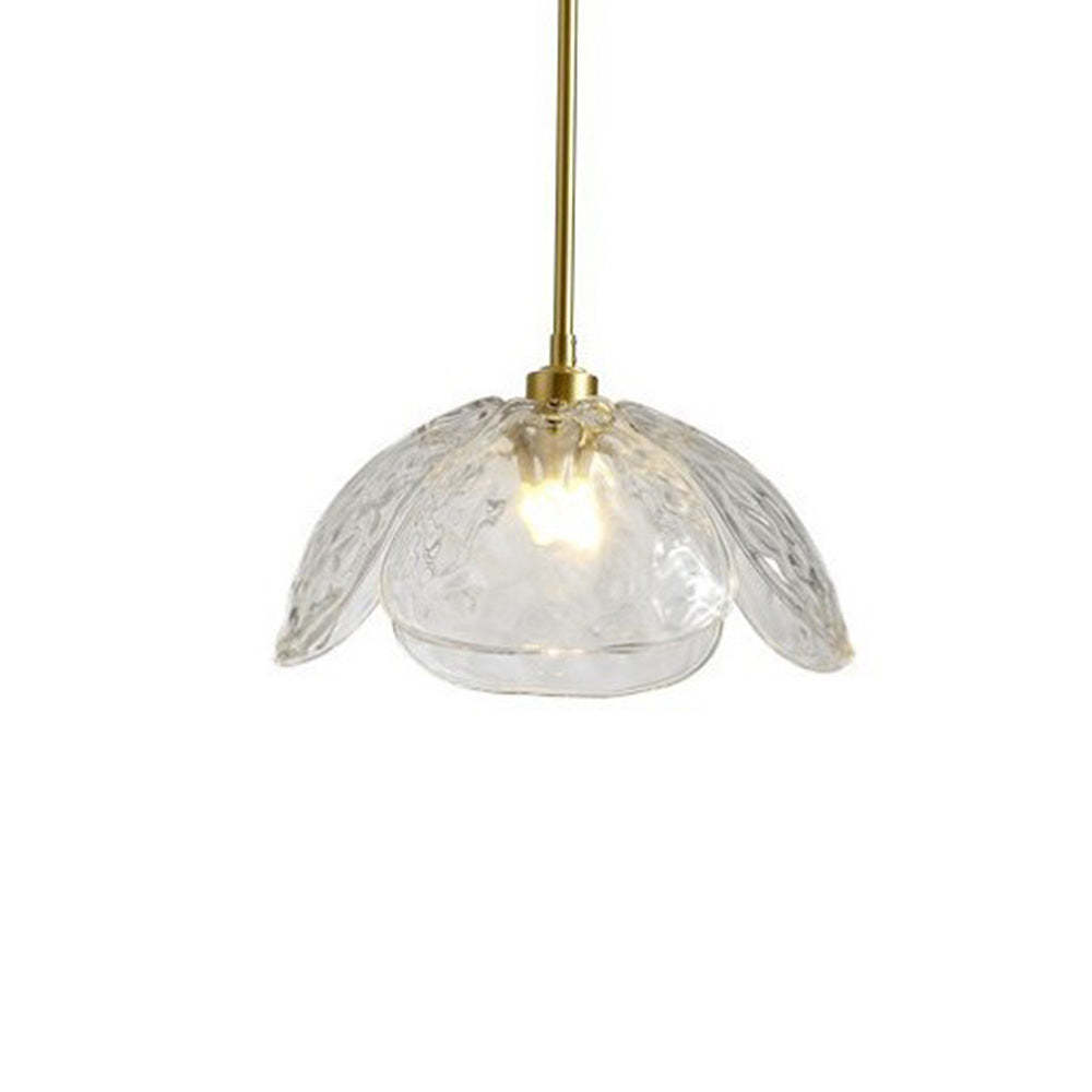 Creative Flower Petal Bedside Rod Pendant Light -Homdiy