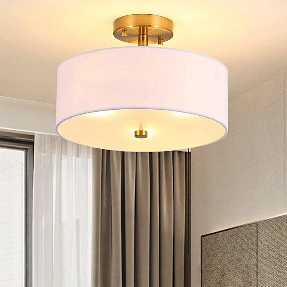 Minimalist Fabric Simple Living Room Ceiling Light -Homdiy