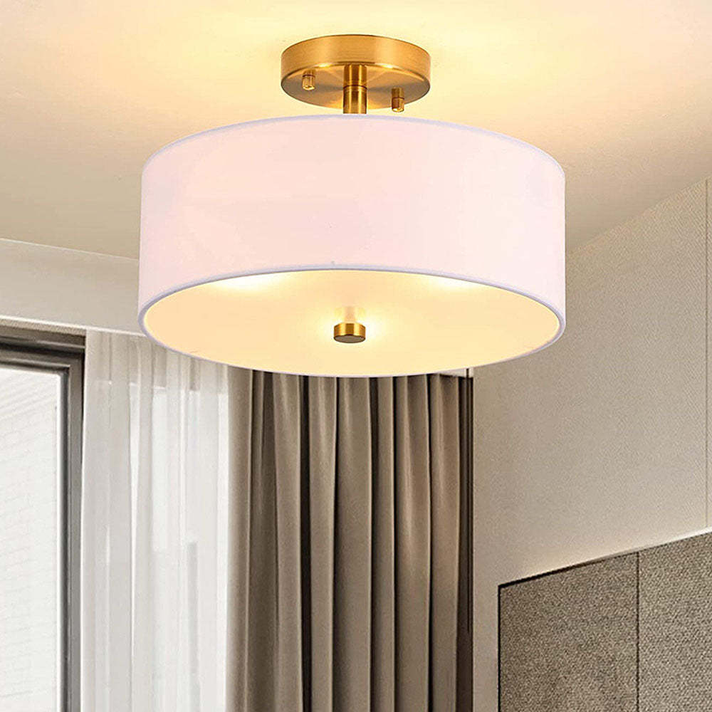 Minimalist Fabric Simple Living Room Ceiling Light -Homdiy